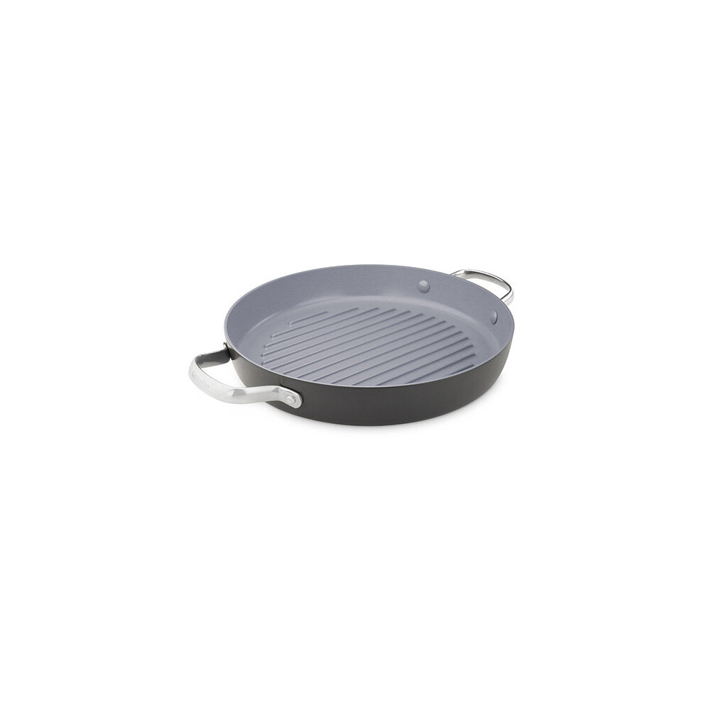 GreenPan Venice Pro Hard Anodised Ceramic Non-Stick 28cm Round Grill Pan