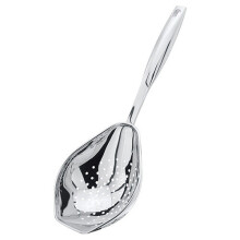 Stellar Premium Colander Scoop - 18/10 Mirror-Polished Stainless Steel, Ergonomic Handles, Hanging Hole, Dishwasher Safe
