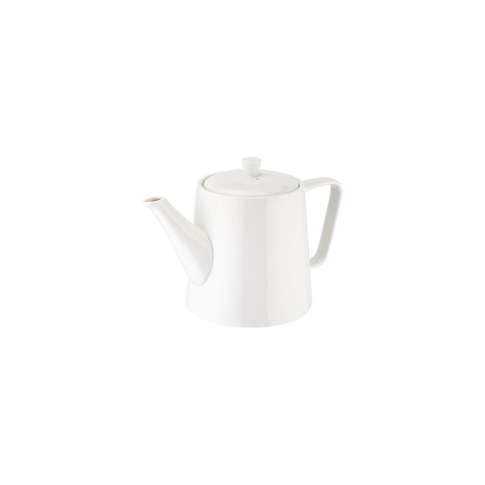 Judge Essentials White Porcelain Traditional Tea Serving Teapot Pot (6 Cup / 1.1Lt)