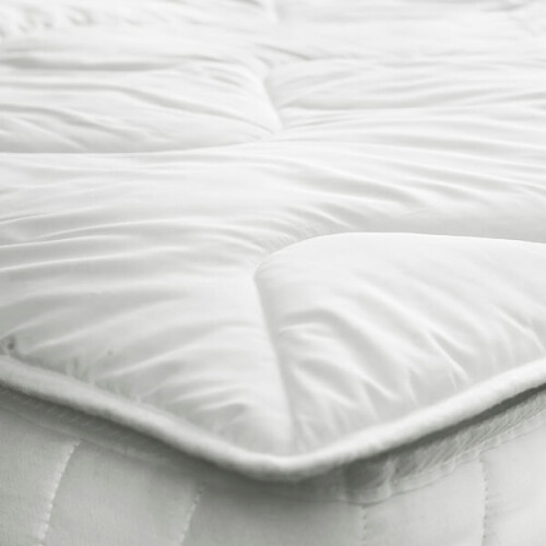 Slumberland Luxury Heated Mattress Topper Double with 2 Controls, 100 Polyester, White on OnBuy