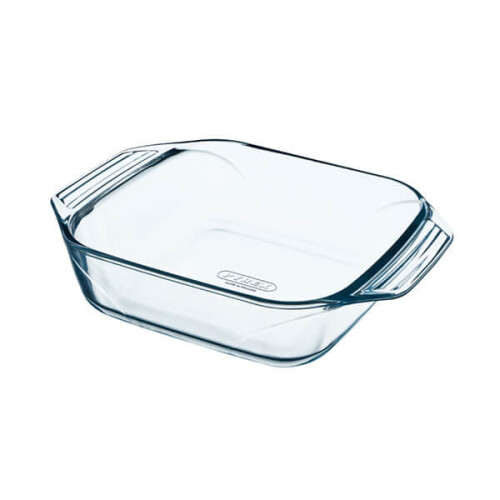 Pyrex Pyrex 28 x 17 cm Medium Optimum Glass High Resistance Easy Grip Rectangular Roaster