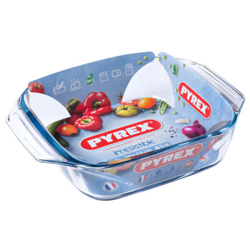 Pyrex Pyrex 28 x 17 cm Medium Optimum Glass High Resistance Easy Grip Rectangular Roaster 1