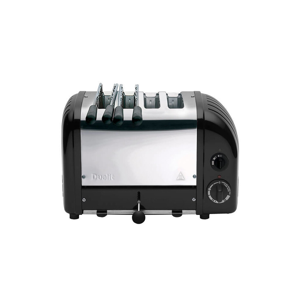 Dualit 42166 black combi 2+2 toaster