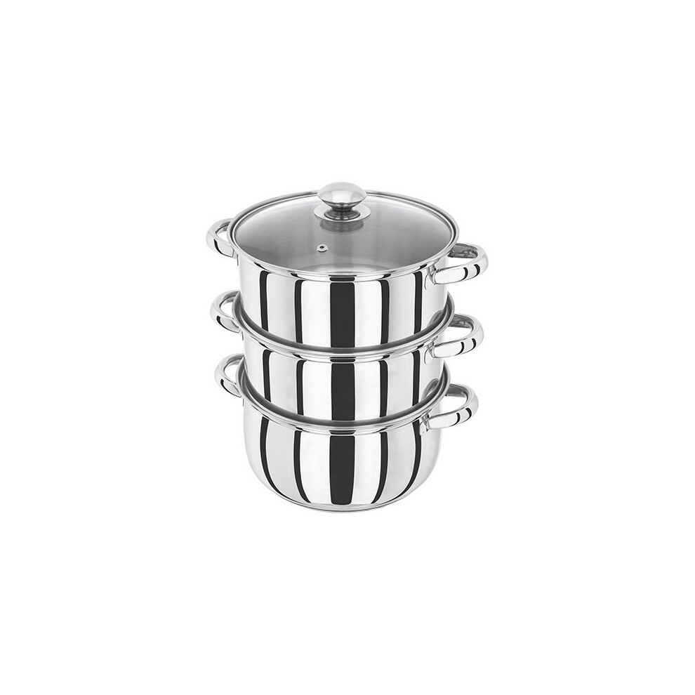 Judge Basics 22Cm 3 Piece Steamer With Glass Lid Hx04