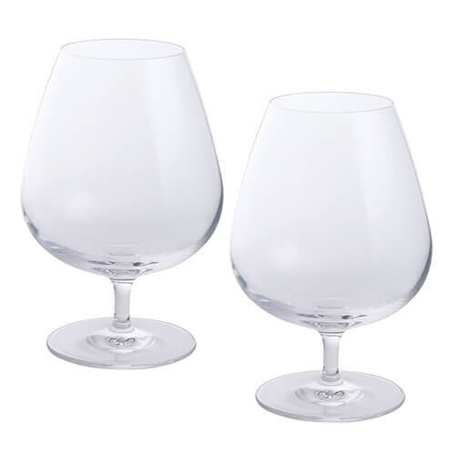 DARTINGTON Dartington 2-Piece Crystal Wine and Bar Brandy Glass