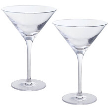 Dartington 2-Piece Crystal Wine and Bar Martini Glass