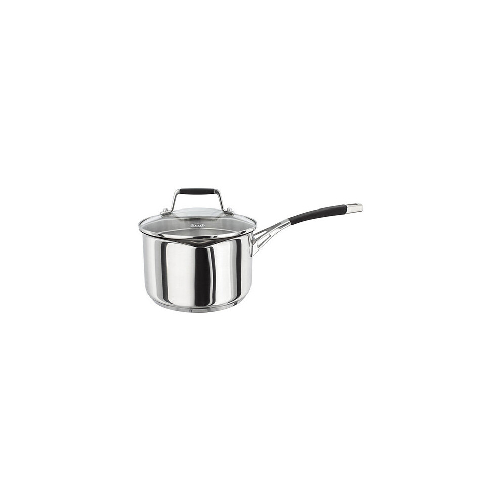 Stellar 5000 Induction 18cm Draining Lid Saucepan