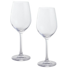 Dartington 2-Piece Crystal Wine and Bar Glass, White