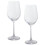DARTINGTON Dartington 2-Piece Crystal Wine and Bar Glass, White 1