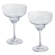 Dartington 2-Piece Crystal Wine and Bar Margarita Glass, 1 Pair