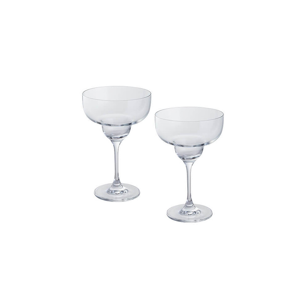Dartington 2-Piece Crystal Wine and Bar Margarita Glass, 1 Pair