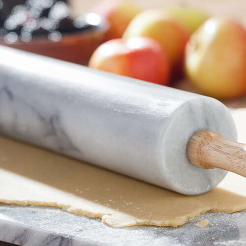 Judge Judge White Marble Rolling Pin 47 x 6cm 2