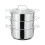 Stellar Stellar Three Tier Steamer Set, Silver, 16 cm 1