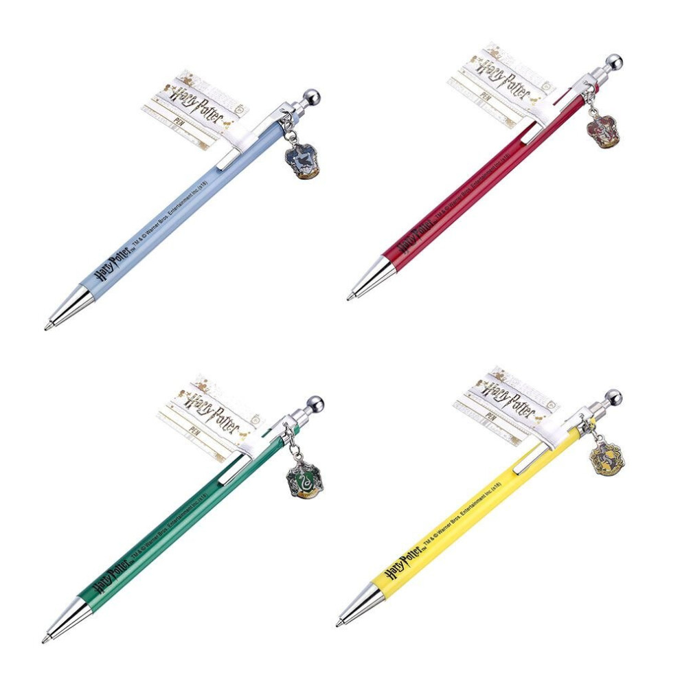 (Slytherin) Harry Potter House Pen with Charm