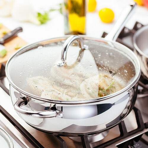Judge Judge Classic 28cm Saute Pan With Glass Lid 1