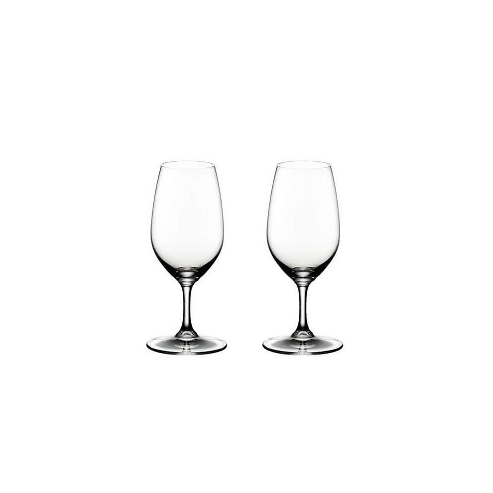 Riedel Lead Crystal Vinum Port Glass, Set of 2, Transparent