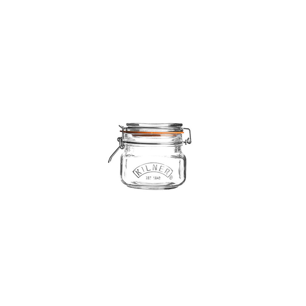 Kilner Clip Top Jar Square 0.5 Litre
