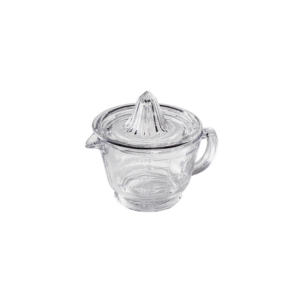 Judge Kitchen Glass Citrus Juicer and Jug - 500ml Measuring Jug, Dishwasher Safe, Use Together or Separately