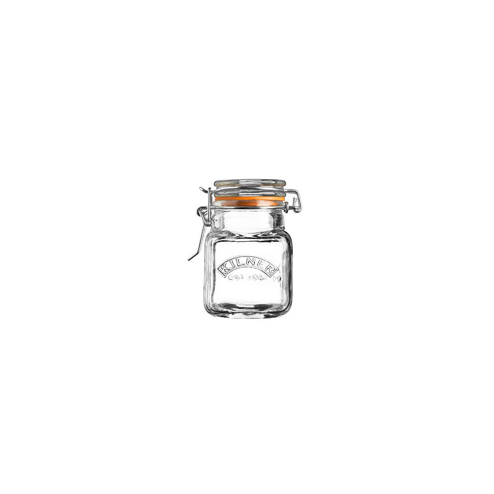 Kilner 70 ml Mini Spice Herb Clip Top Jam Jars (Pack of 12)