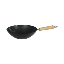 Swift Spice 27cm Non Stick Carbon Steel Wok