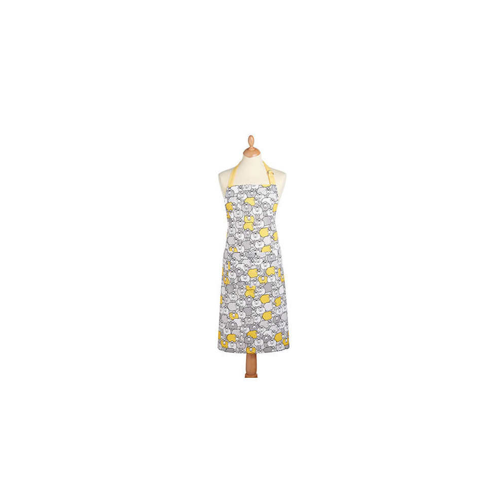 KitchenCraft Yellow Sheep Apron