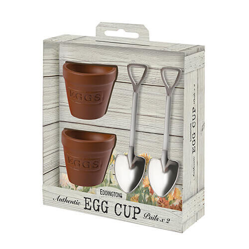 Flower Pot & Shovel Egg Cups