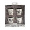 Eddingtons Vintage Hens Egg Cup Pails, Set of 4 1