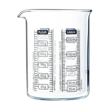 Pyrex 250 ml Beaker Borosilicate Glass - Lab Measuring & Mixing, 0.25 L, Oven/Microwave/Dishwasher Safe, Thermal Shock Resistant