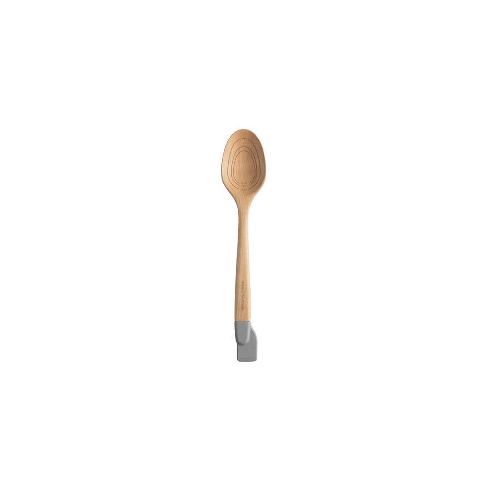 Mason Cash Innovative Kitchen 3 in 1 Solid Beech Wooden Spoon Spatula Jar Scraper