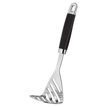 James Martin Potato Masher – Stainless Steel, Soft-Grip, Anti-Slip Handle, Dishwasher Safe, Hanging Loop