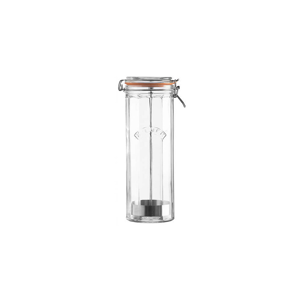 Kilner Glass Clip Top Tall Spaghetti Jar, 15 x 12 x 32.6 cm