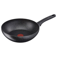 Tefal Everest Stone Wok with Thermospot, Aluminium Effect, 28 cm