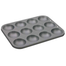 Swift Faringdon Collection Bakers Pride Non-Stick 12 Cup Mince Pie/Mini Muffin Pan Carbon Steel 29 cm x 22 cm x 2 cm, Cups 6 cm x 3.25 cm