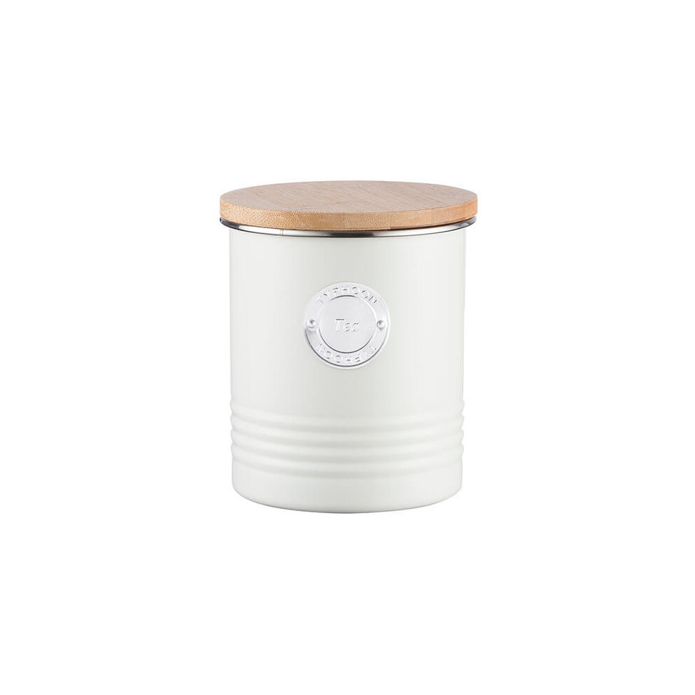 Typhoon Living Tea Canister, Cream