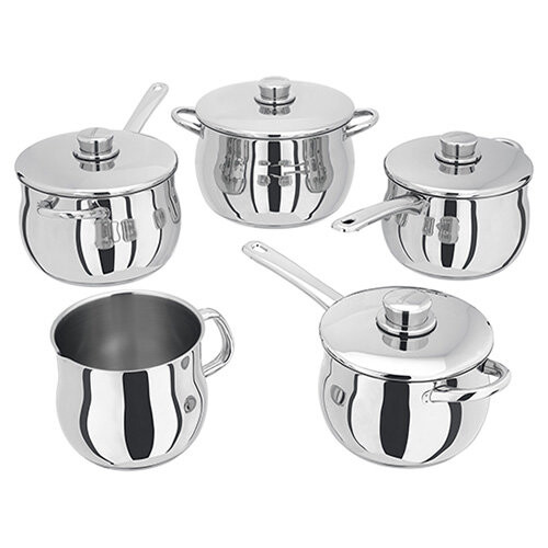Stellar Stellar 1000 5 Piece Deep Saucepan Set
