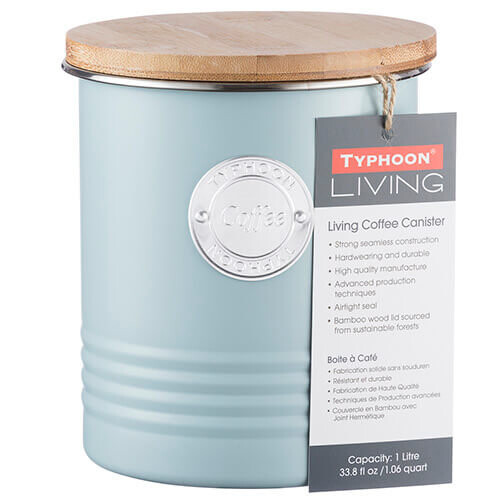 Typhoon Typhoon Living Coffee Canister Blue 1 Litre 1