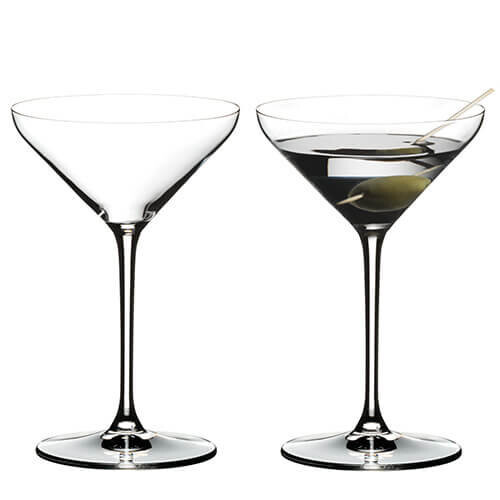 RIEDEL Riedel Extreme Martini Glass  Set of 2  Clear  8.82 fluid ounces