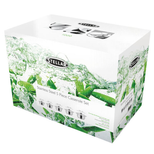 Stellar Stellar 1000 5 Piece Casserole Set 1