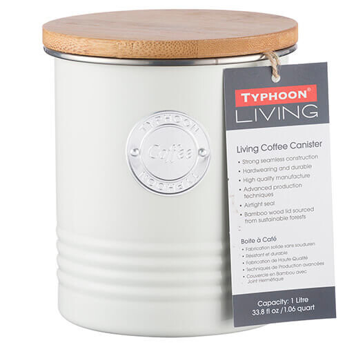 Typhoon Typhoon living Coffee Canister, Cream 1