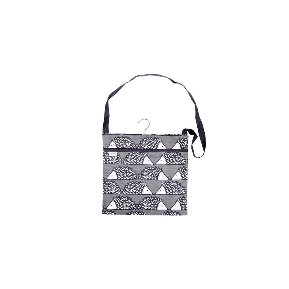Scion Living Spike The Hedgehog Grey Peg Bag 100% Cotton 30x30x2 cm