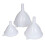 Faringdon Set Of 3 Plastic Funnels 1