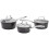 Stellar Stellar Rocktanium 3 Piece Saucepan Set 1