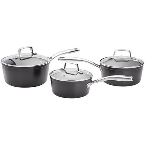Stellar Stellar Rocktanium 3 Piece Saucepan Set