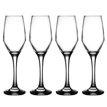 Mason Cash 0041.387 Ravenhead Majestic Set of 4 Prosecco/Champagne Flutes 21Cl, Clear