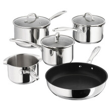 5pc Stellar 7000 Stainless Steel Saucepan Set | Stainless Steel Pans