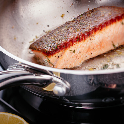 Stellar Stellar Speciality Cookware 24cm Stainless Steel Chef's Pan 2