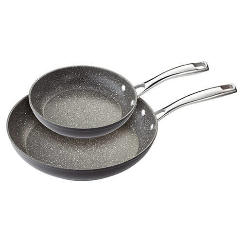 Stellar Stellar Rocktanium Twin Frying Pan Set