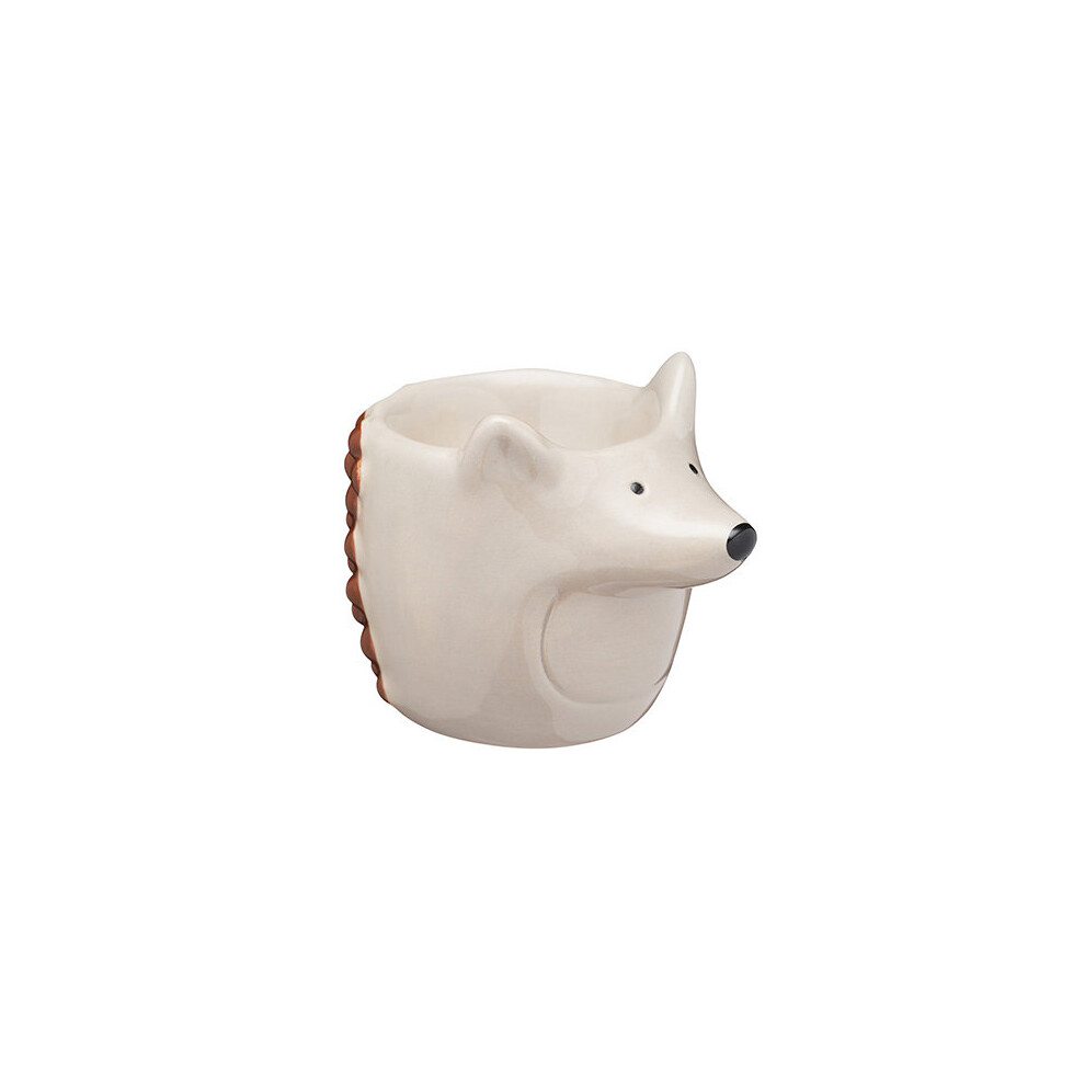 KitchenCraft Ceramic Hedgehog-Shaped Novelty Egg Cup