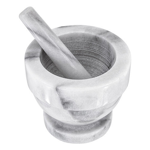 Judge Judge White Marble Large Mortar & Pestle 13cm