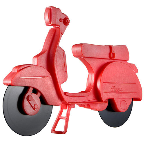 Eddingtons Red Lambretta Vespa Scooter Pizza Cutter
